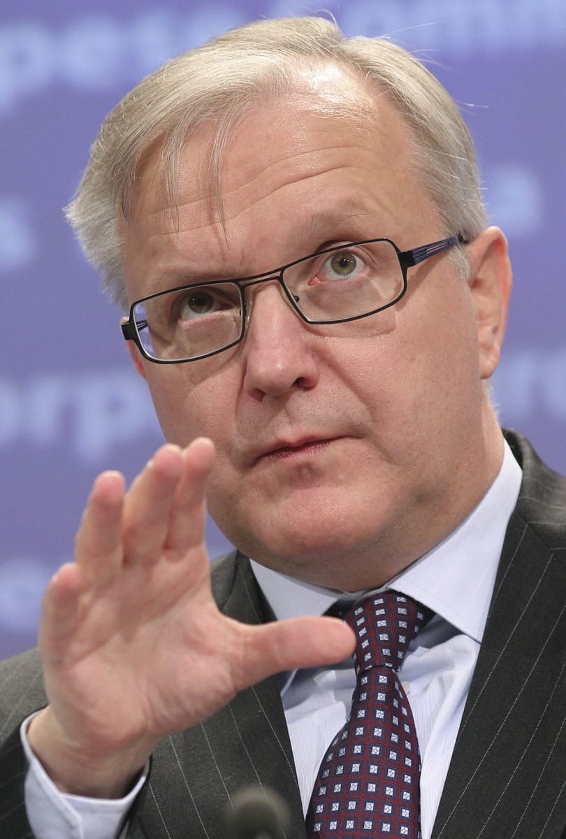 Olli Rehn: márciusban megegyezhetnek a pénzügyi tűzfalról