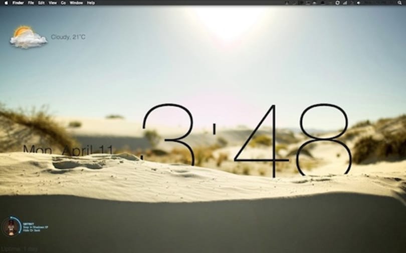 A hét maces alkalmazása: Geektool - apróságok az OS X Asztalára
