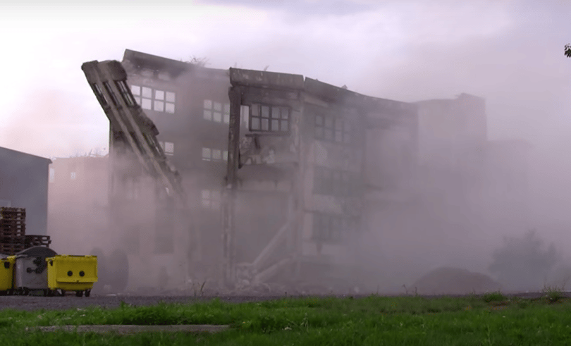 Videó: Balul elsült robbantás volt a Csíki sörgyárnál