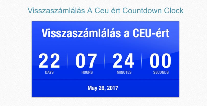 Elindult a visszaszámlálás: Orbánnak 22 napja maradt