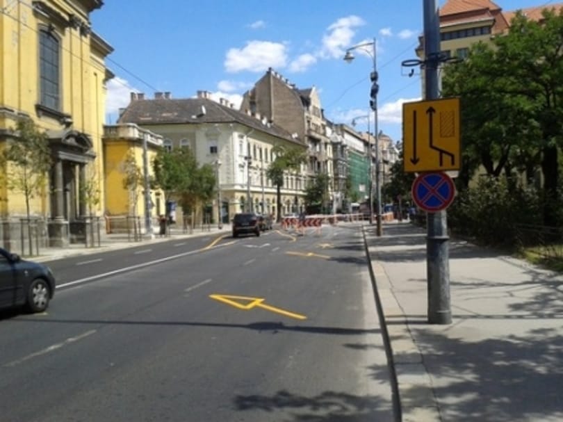 Dugó lehet a Baross utcánál
