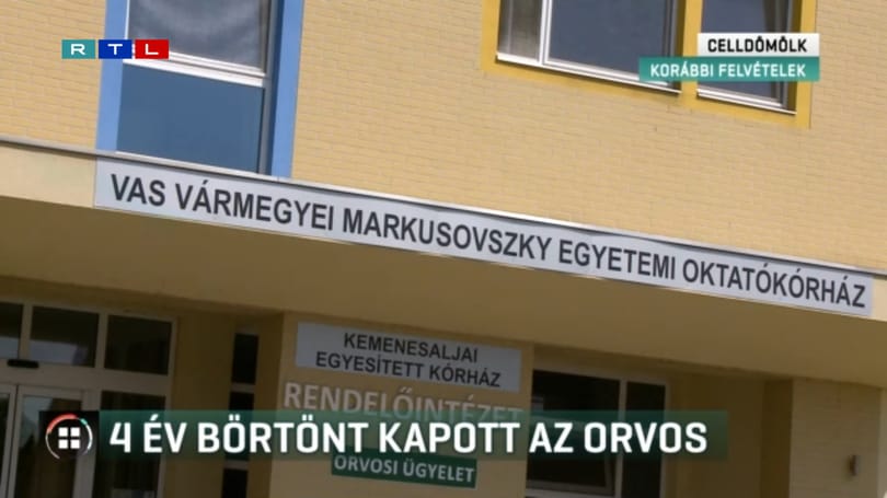 Négy év börtönt kapott hálapénz miatt egy celldömölki orvos