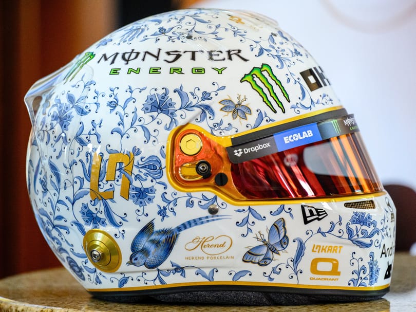 Két F1-es pilóta is Herendi-mintás sisakban versenyez a Hungaroringen