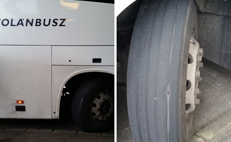 Olcsón megúszta az életveszélyes kerekű buszt használó volános alvállalkozó