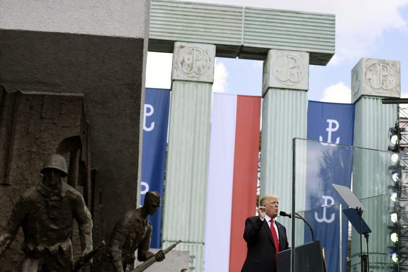 Miért nem ment el Trump a varsói gettóba?