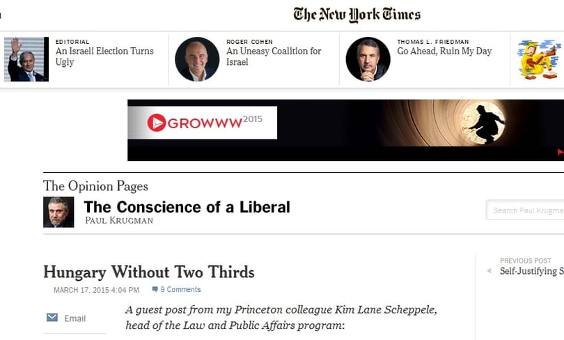 Orbán amerikai kritikusa titkos koalícióról ír a New York Timesban