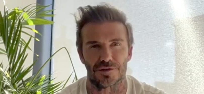 David Beckham átadta 71 milliós Instagram-oldalát egy harkivi szülészorvosnak