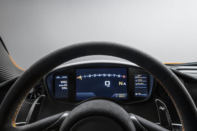 McLaren P1 - belső tér