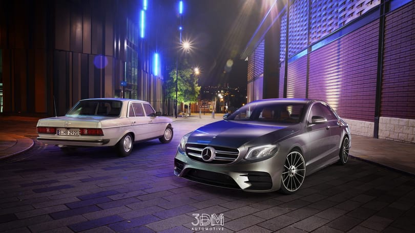 Ezekből a képekből látszik igazán, mennyit változott a Mercedes 40 év alatt