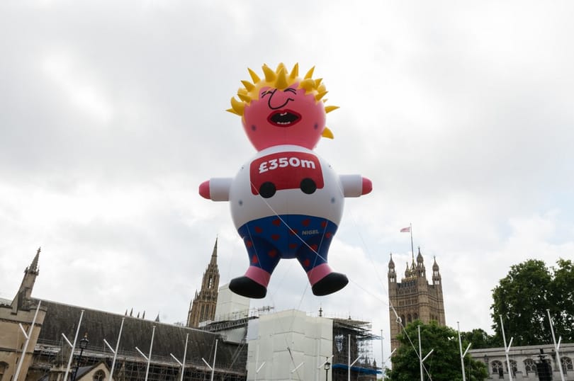 Mi a közös Trumpban és Boris Johnsonban? Mindkettőből lufi lett Londonban