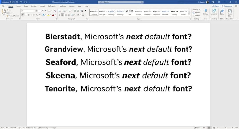 15 év után megváltoztatja az Office betűtípusát a Microsoft – itt vannak az újak