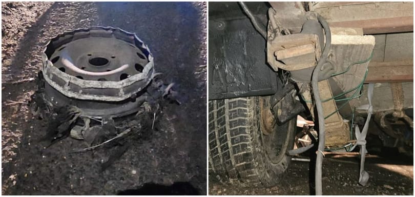 Nem zavarta az autóst, hogy felnin csúszik az utánfutója, de nem ez volt az egyetlen gond a járművel