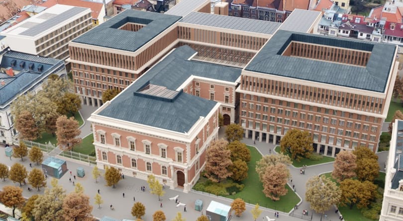 Megkezdődtek a Pázmány új campusának kivitelezési munkái, szeptembertől bontják a Magyar Rádió egykori székházát