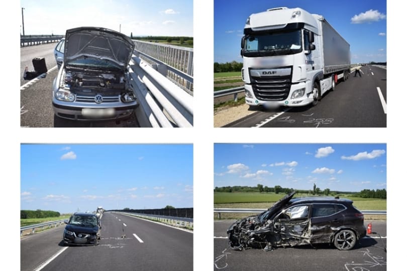 Forgalommal szemben hajtott fel az idős sofőr az M85-ösre, csúnya baleset lett belőle
