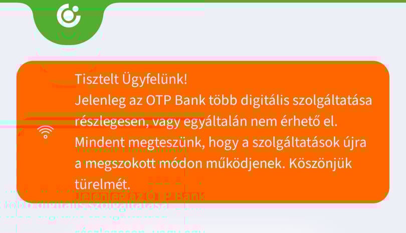 Túlterheléses támadás miatt halt le reggel az OTP netbankja