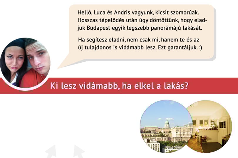 Facebookos nyereményjátékkal árulja lakását egy magyar pár