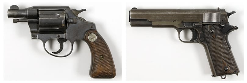 Fotó: Bonnie és Clyde holtteste mellett talált fegyverek kerülnek kalapács alá