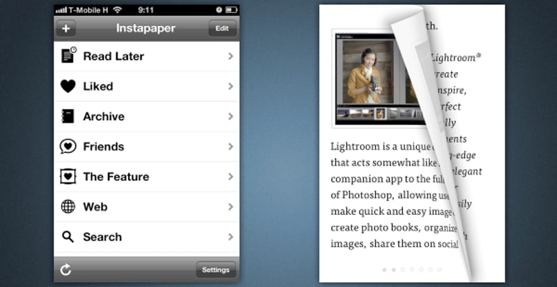 Megújult az Instapaper iOS verziója!