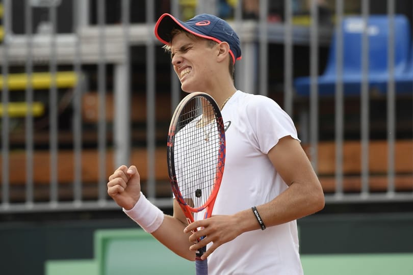 Bravúros győzelmet aratott Piros Zsombor a Davis-kupán