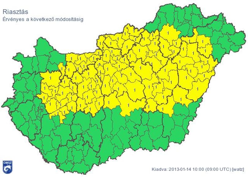 Rengeteg hó jön: 40 centi is összegyűlhet