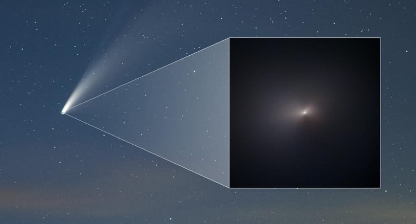 A Hubble lefotózta az üstököst, amely 7000 év múlva lesz újra látható