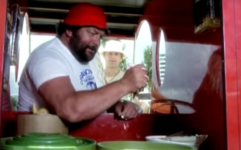 Videó: Terence Hill módjára akasztották ki a magyar fagyiárusokat