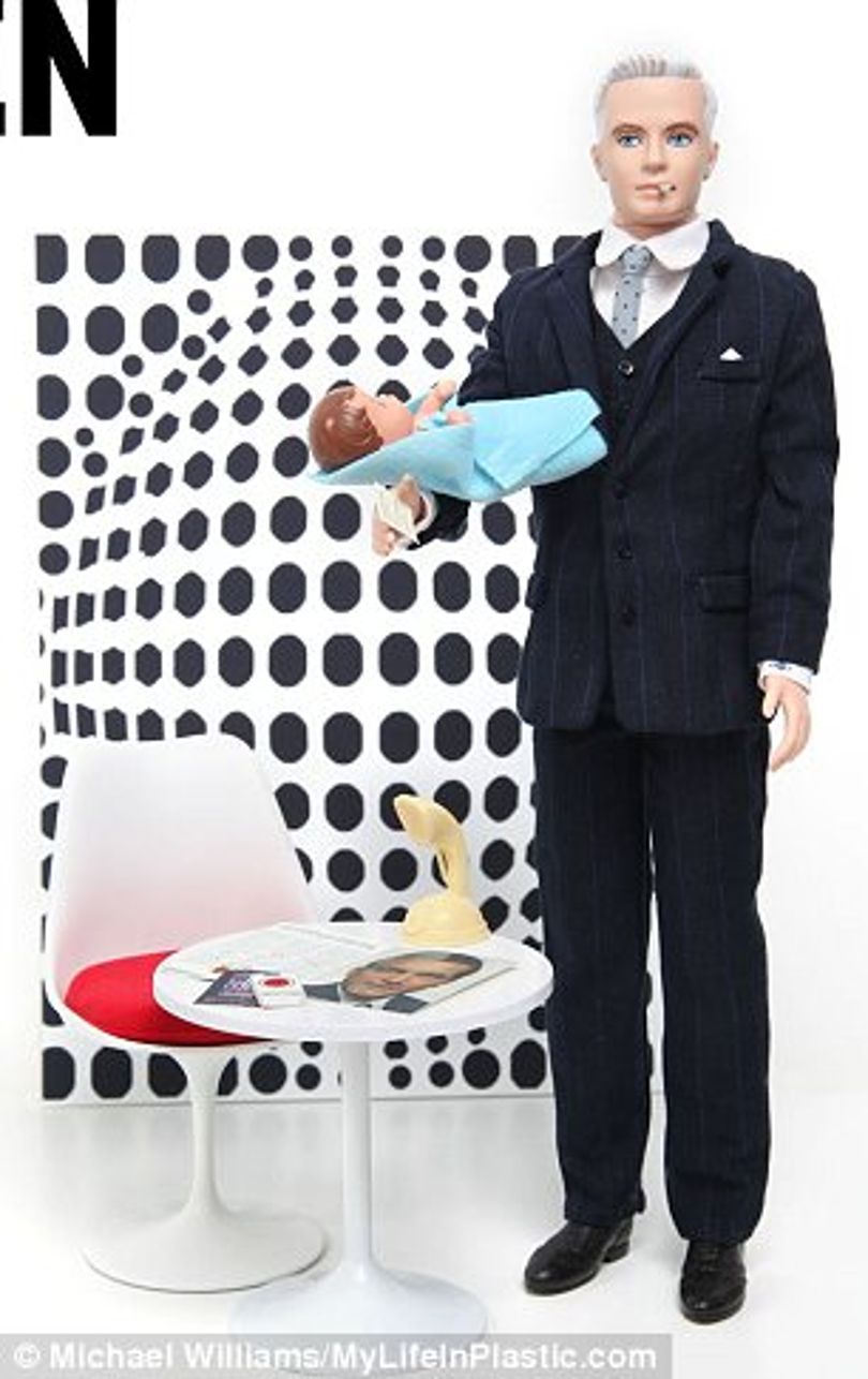 Cigziő Ken, dagi Barbie: elkészült a Mad Man babakiadása