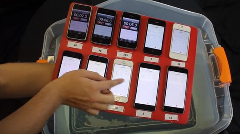 Valamennyi iPhone-modellt vízbe tették: íme az eredmény