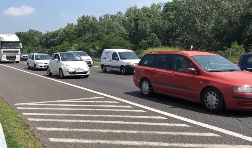 Újabb baleset az M7-esen