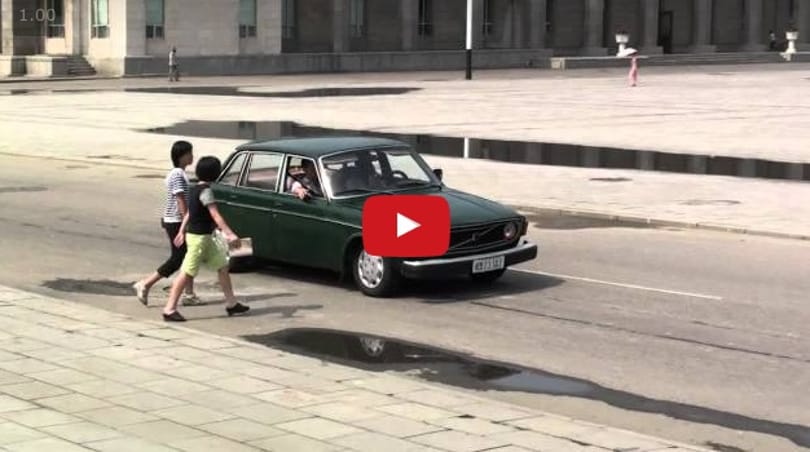 Ritka videó Észak-Koreából: egy 144-es Volvo 
