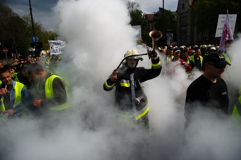 Villám-fotógaléria az Andrássy úti demonstrációról