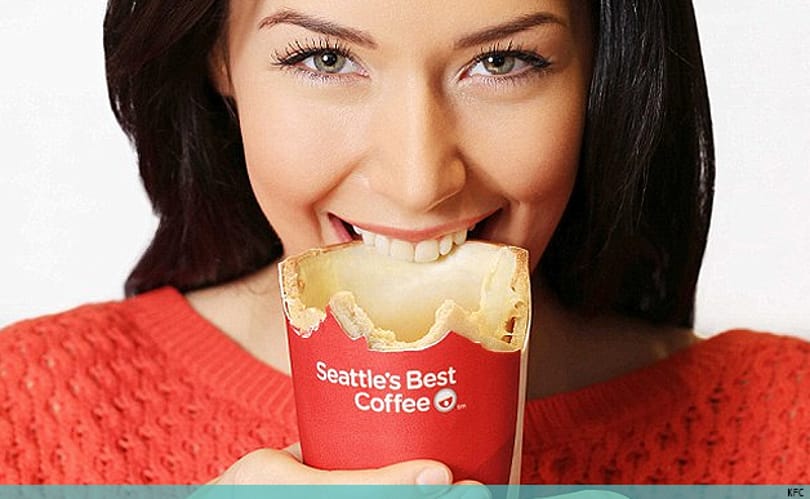 Ehető kávéspoharat dob piacra a KFC