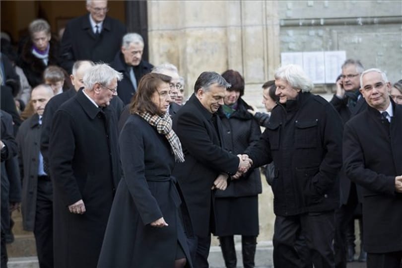 Orbán is ott volt Szokolay Sándor temetésén