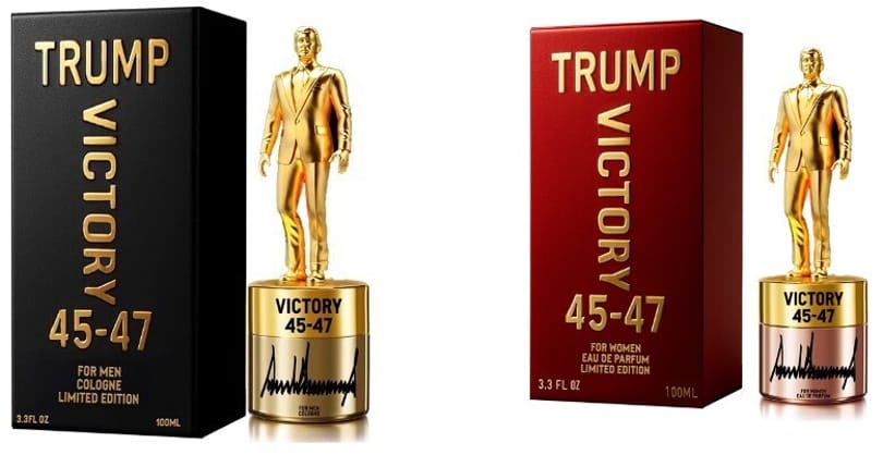 Trump a nevét viselő kölnivel és parfümmel jelentkezett