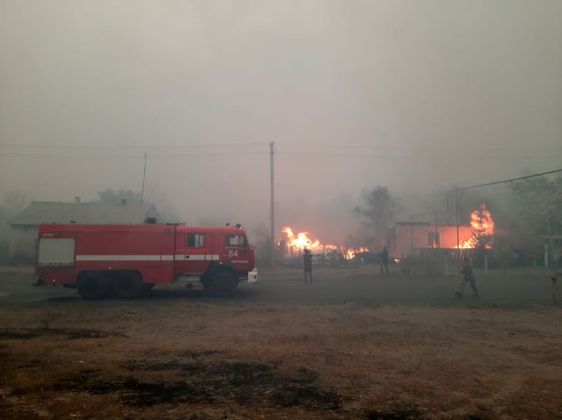 Lángolnak a kelet-ukrajnai erdők, már 9-en haltak meg a tűz miatt