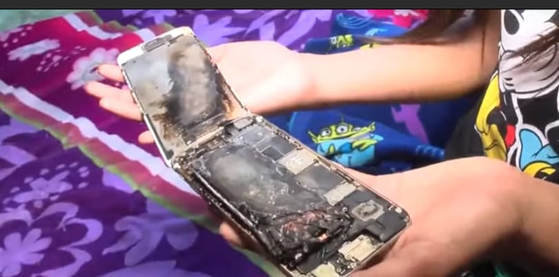 Lángra kapott egy 11 éves kislány iPhone-ja