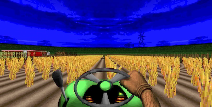 Feltört a hacker egy traktort, már azon is elfut a Doom