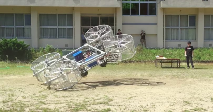 Csináltak egy tesztet a Toyota repülő autójával, de nem így képzelték el a végeredményt – videó