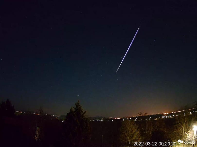 Videó: Tűzgömb húzott át Magyarország felett a múlt éjjel