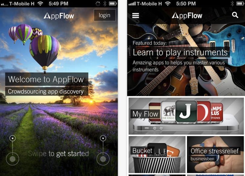 AppFlow: alkalmazások keresése gyönyörű felületen