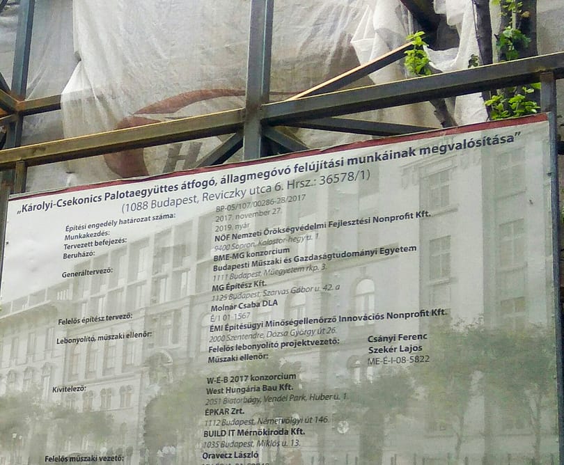 Patyomkin műemlékvédelem: a kormány és az egyház együtt pusztítja Józsefváros palotanegyedét