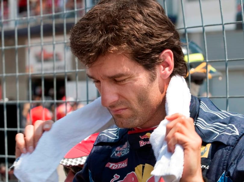 Webber elárulta, hogy törött vállal fejezte be a Forma-1-es szezont