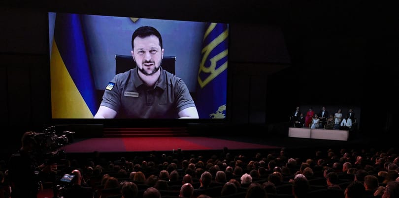 A FIFA nem engedte, hogy Zelenszkij beszéljen a döntő előtt