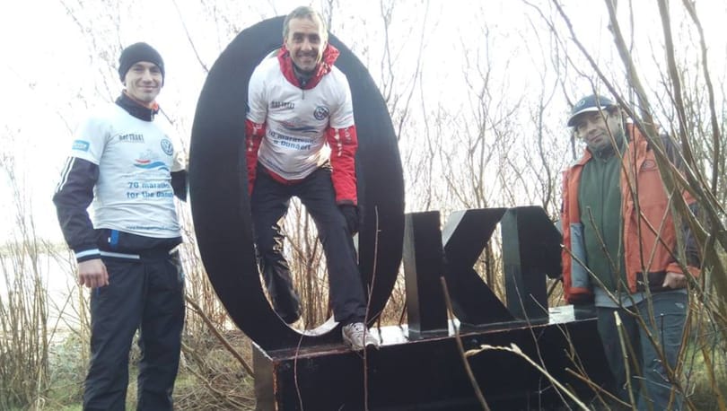Végigfutott a Duna mentén a magyar ultramaratonista