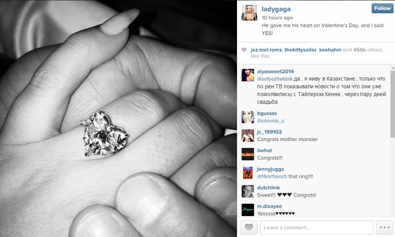 Fotó: Eljegyezték Lady Gagát