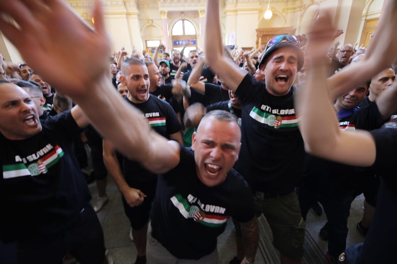 Kordonrengeteg várja a Ferencváros szurkolóit Pozsonyban
