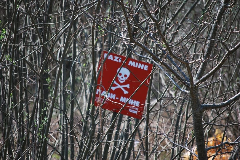 Ukrajna kilépne a taposóaknákat tiltó egyezményből