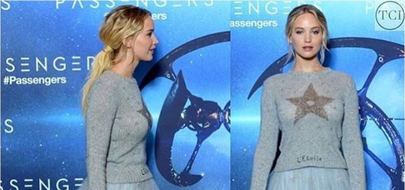 Jennifer Lawrence tényleg pulcsiban vonult a vörös szőnyegen