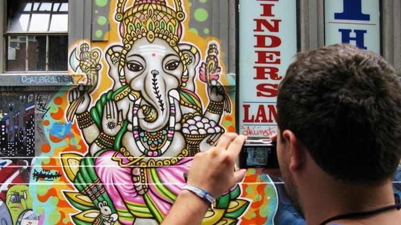Izgalmas a street art Melbourne-ben