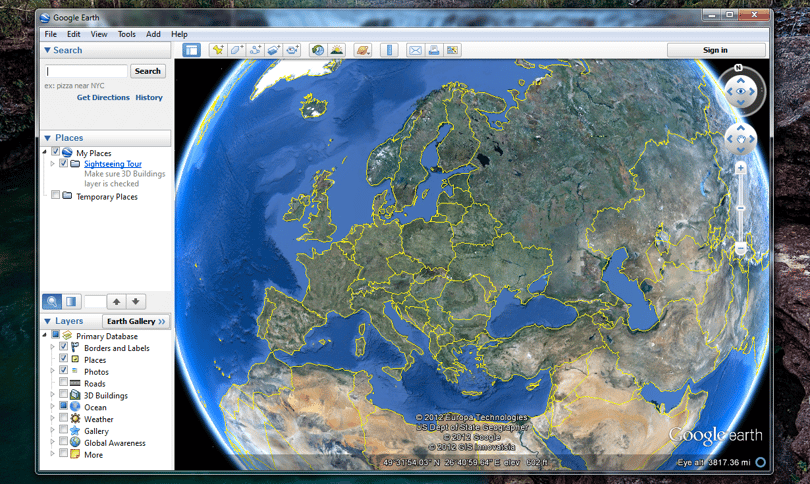 Megújult a Google Earth: letölthető a 6.2-es verzió